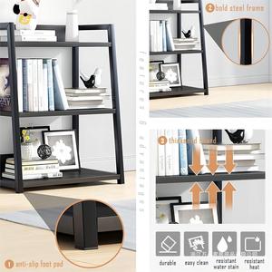 Ladder <b>Shelf</b> White 5 Tier Storage Rack Multifunctional Living Room <b>Bedroom</b> Display Unit Standing Type Office Organizer - Product Image 4