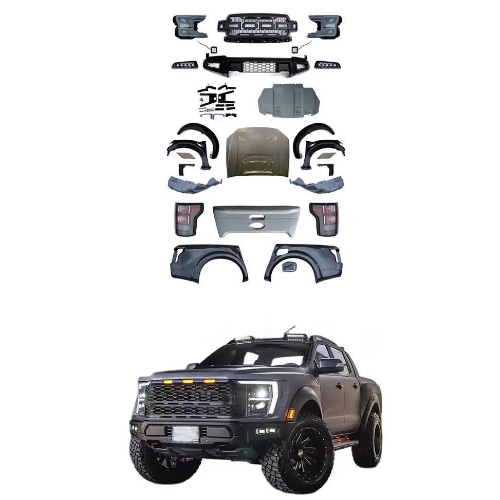Modified Old Tyle The New Facelift Body Kit For 2012-2021 Ranger To 2018 F150 Hulk Body Kit Upgrade