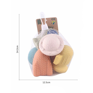 Baby Montessori Cognitive Bath <strong>Toy</strong> Space Theme Stacking <strong>Toy</strong> Floats <strong>Bathtubs</strong> Children Wheat Straw Material Soft PVC Non-Porous - Product Image 5