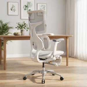 Siège de bureau de luxe réglable en hauteur, chaise ergonomique <span class=keywords><strong>SIHOO</strong></span> S100 avec repose-pieds, chaise de direction, chaise de président - Product Image 1
