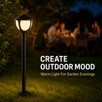 Lampe LED de jardin à économie d'énergie, directement de l'usine, avec capteur automatique pour cour et entrée de maison