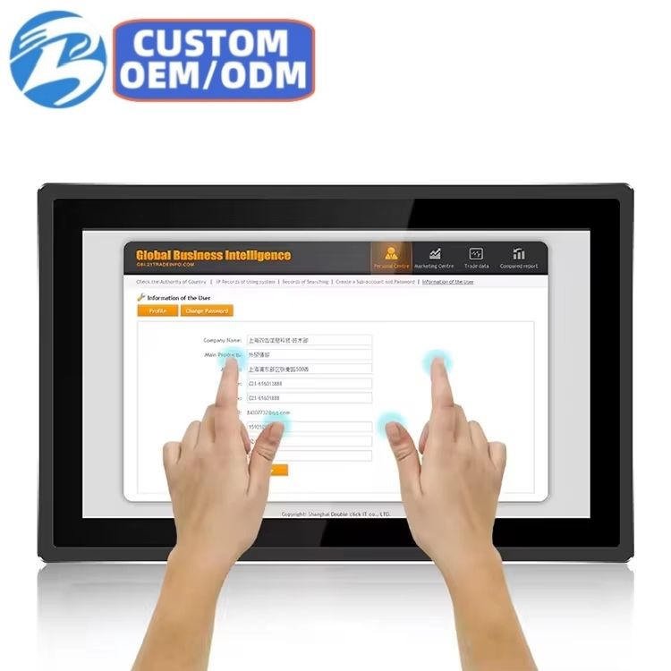 New 18.5 Inch TFT-LCD Capacitive Touch Screen Industrial Tablet PC with VGA/USB/LAN/HD-MI Interfaces J1900 X86 All-in-One