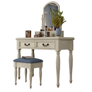 Simple moderno <span class=keywords><strong>hollywood</strong></span> <span class=keywords><strong>tocador</strong></span> con 2 cajones para dormitorio - Product Image 1