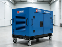 15kVA Leise Dieselgeneratoren 10kW Nennleistung 11kW Maximalleistung V-Twin Zweizylinder Elektrostart Dieselaggregat AVR 25L Kraftstofftank 230V 400V