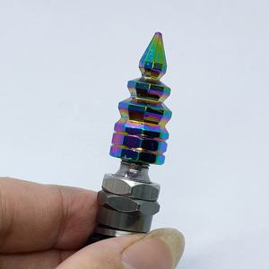 Piezas universales de bicicleta IRONDONKEY, tapa de válvula de aleación de aluminio ilustrada con accesorios de neumático de rosca americana <span class=keywords><strong>para</strong></span> bicicleta - Product Image 2