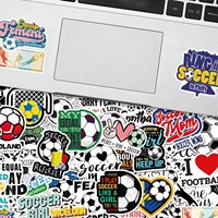 50 autocollants de scores de football, créatifs et sportifs, pour collection de carnets, décoration de bouteilles et projets DIY pour enfants