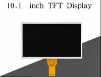 Module d'affichage LCD TFT 10,1 pouces 1024*600 50 broches 500 cd/m² intégré pour panneau de contrôle HMI industriel