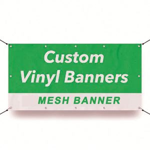 Drapeaux et bannières en vinyle PVC personnalisés polyvalents pour la publicité d'événements en plein air, les salons professionnels et les festivals - Product Image 1