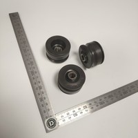 Pièces détachées pour ascenseurs, fourniture directe d'usine, roue de suspension de porte d'ascenseur (roue à double rainure) CN0454, diamètre 45 mm, hauteur 26 mm