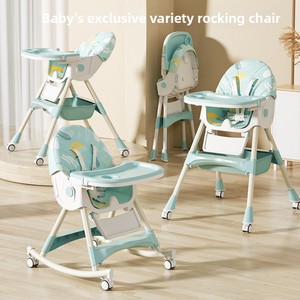 Table à manger réglable en plastique pour bébé et <span class=keywords><strong>chaise</strong></span> haute pour tout-petit avec plateau et siège pour usage domestique - Product Image 3