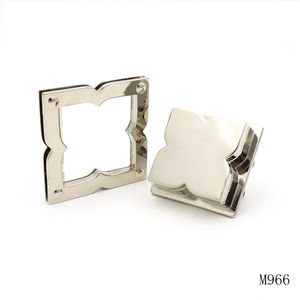 Cierre de Metal Pulido de Níquel de 50 mm, Cierre Giratorio con Forma de Flor Personalizado, Herraje para Bolsos, Cierre de Giro - Product Image 3