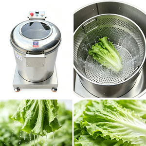 Déshydrateur centrifuge pour légumes, essoreuse à feuilles pour laitue, chou, champignons, déshydratation et traitement des légumes - Product Image 4