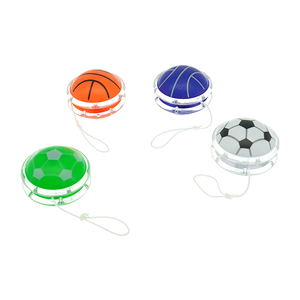 Vente en gros directe usine : Mini <span class=keywords><strong>yoyo</strong></span> en plastique, jouet de sport imprimé, <span class=keywords><strong>yoyo</strong></span> de tour de magie, <span class=keywords><strong>yoyo</strong></span> football et basketball pour cadeaux de fête d'enfants - Product Image 6