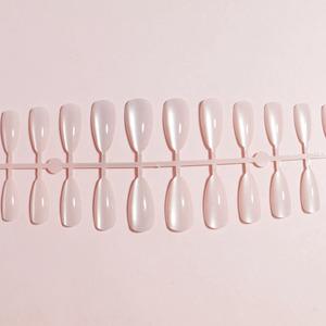 <span class=keywords><strong>Faux</strong></span> <span class=keywords><strong>ongles</strong></span> en résine à presser pour femmes, en gros, forme amande, amovibles, style français, avec motif ciel étoilé - Product Image 1