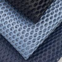 100% Polyester chaîne tricoté 3D entretoise Sandwich Air maille tissu doux 3D pour chaise de bureau siège de voiture chaussures-pour filles costume