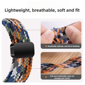 Correa <span class=keywords><strong>de</strong></span> Reloj <span class=keywords><strong>de</strong></span> Nailon Trenzado con Hebilla Magnética para <span class=keywords><strong>Xiaomi</strong></span> Smart <span class=keywords><strong>Band</strong></span> 10 / 9 / 8 - Product Image 3