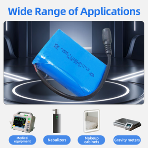 批发18650 11.1V 12V 2200毫安可充电锂离子电池组，用于发光二极管条形灯 - Product Image 3