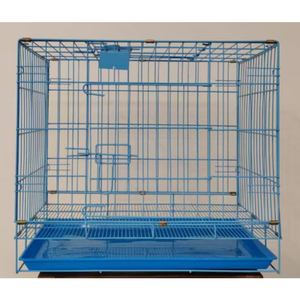 Petite cage panoramique en fer pour oiseaux, ornementale, pour usage domestique, pour perroquets, pliable, simple, solide, en forme de boîte, avec motif pivoine. - Product Image 6