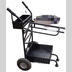 Porte-selle de course de style allemand, porte-chariot pour chevaux, chariot <span class=keywords><strong>pliable</strong></span> avec arbre en plastique - Product Image 1