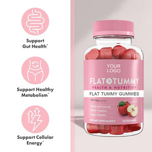 Private Label Bio Keto Apfel essig Gummies Kräuter ergänzung für Erwachsene Gewichts verlust Schönheit für flache Bauch Ergänzung - Product Image 3