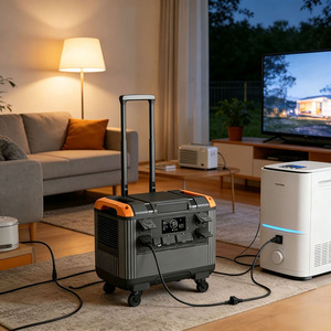 Station d'alimentation portable 3000W, générateur solaire tout-en-un pour la maison, batterie LiFePO4 de secours en cas d'urgence, sortie AC 230V - Product Image 2