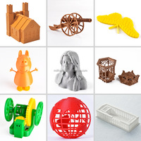 Printer 3D Industri untuk Figur Anime Plastik dari Cina, Ekstruder Material PLA untuk Figur Aksi, Printer 3D 600mm*600mm*1000mm