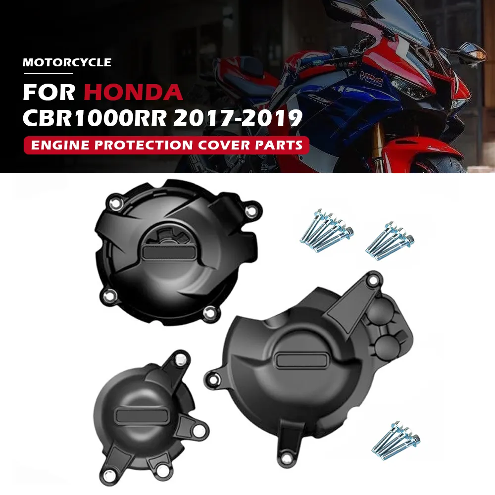 Para HONDA CBR1000RR FIREBLADE/SP 2017-2023 Protetores de Capas de Motor Motocicletas Capa do motor Caso de proteção