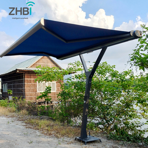 Durable Outdoor <strong>Wall</strong> <strong>Mounted</strong> Full Cassette <strong>Awning</strong> Outdoor Retractable <strong>Awning</strong> Shade Patio Folding Arm Canopy - Product Image 1