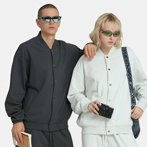 남자의 헤비급 수건 자수 미국 편지 야구 재킷 스트리트 퀼트 두꺼운 재킷 코트 - Product Image 1
