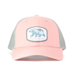 Venta Directa al por Mayor de Gorras Trucker Personalizadas con Parche Tejido con Logotipo, Gorras Deportivas de 6 Paneles de Poliéster con Visera Curva Estructurada para Mujer - Product Image 2