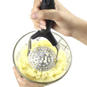 Prensadora plegable de acero inoxidable para frutas y verduras, trituradora de patatas, barro