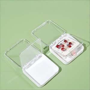 Kotak Penyimpanan Kuku Palsu 2 in 1 Desain Lapis Ganda Berkualitas Tinggi, Kemasan Kotak Kosong untuk Kuku, Grosir - Product Image 4