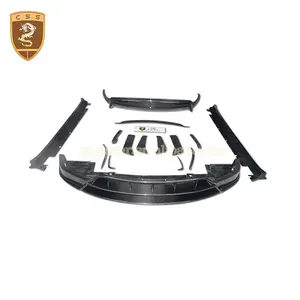 Cập Nhật để RZ phong cách sợi carbon BodyKit cho Tesla mô hình x cơ thể Kit phía trước Lip Side váy phía sau ducktail canards bộ phận cơ thể