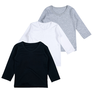 Fabricante al por mayor ropa de bebé recién nacido Casual Base <span class=keywords><strong>manga</strong></span> <span class=keywords><strong>larga</strong></span> <span class=keywords><strong>Camiseta</strong></span> 100% algodón estampado patrón para primavera otoño - Product Image 6