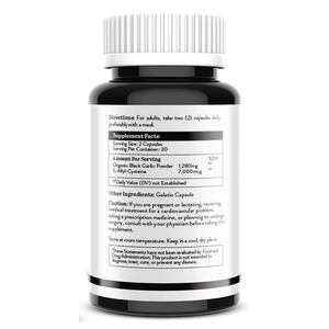 Cápsulas de ajo negro orgánico extra fuerte de etiqueta privada OEM Biocaro 7000mcg - Product Image 2