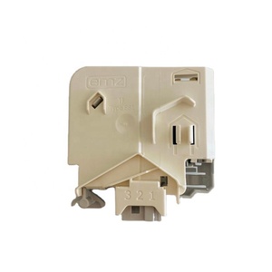 TYPE881 DKS65 Verrou de porte à temporisation pour lave-linge, interrupteur électronique de porte, <span class=keywords><strong>pièces</strong></span> de rechange pour lave-linge à chargement frontal - Product Image 1