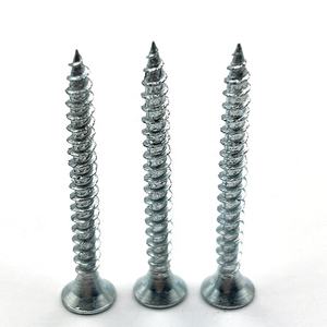 Buena calidad China fabricación 30mm 40mm 50mm Chipboad autorroscante Din7505 Chapado en zinc - Product Image 6