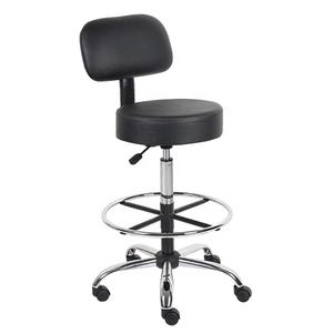 CA industriel <span class=keywords><strong>noir</strong></span> hôpital mobilier <span class=keywords><strong>de</strong></span> laboratoire dentaire et médical chaises <span class=keywords><strong>de</strong></span> <span class=keywords><strong>bar</strong></span> à hauteur réglable tabourets <span class=keywords><strong>de</strong></span> <span class=keywords><strong>bar</strong></span> avec roues repose-pieds - Product Image 1