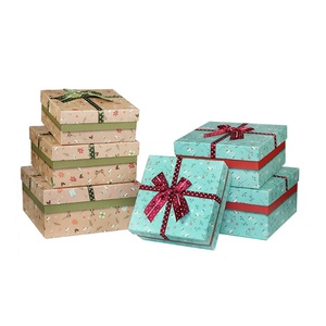 Coffret cadeau de noël Emballage Cadeau Boîte <span class=keywords><strong>Trois</strong></span> Pièces - Product Image 2