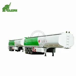 double towing interlink tank trailers 2X35 Cubic Meter Fuel Oil Water Transport Superlink/ Interlink Tank Semi Trailer