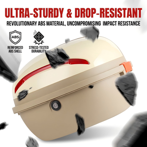 Caja de Almacenamiento para Casco de Motocicleta Personalizada de 35L, Impermeable, ABS PP, Maletero Trasero para Motocicleta Eléctrica, con Cerradura, Ajuste Universal - Product Image 4