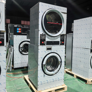 Lavadora-Secadora Profesional Totalmente Automática, Operada con Monedas, 15 kg, con Calentamiento a Gas y Agua Fría, para Hoteles y Lavanderías - Product Image 6