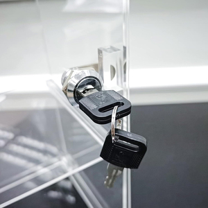 Locking Clear <strong>Plexiglass</strong> Lucite <strong>Display</strong> Case <strong>Figures</strong> Acrylic Tower Showcase Acrylic Rotating <strong>Display</strong> <strong>Stand</strong> - Product Image 5