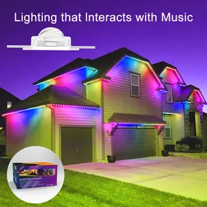 Permanent Christmas Track Lights 30mm RGBW UCS2904 LED Pixel Light Ip67 Outdoor Waterproof Pixel Led Point Pight Source