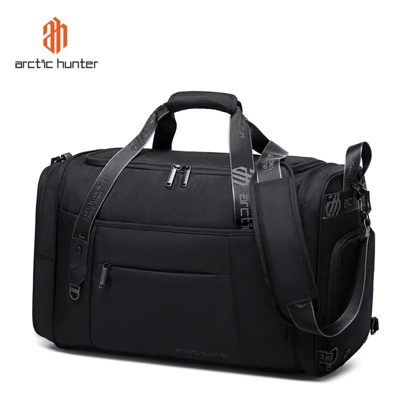 ARCTIC HUNTER Custom Men Gym Fitness Bag Waterproof Shoes Compartment Travel Bags Sports Duffel Bag