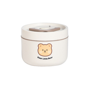 304 acier inoxydable isolation thermique boîte à lunch baril <span class=keywords><strong>four</strong></span> à <span class=keywords><strong>micro</strong></span>-ondes étudiant Double couche ronde de qualité alimentaire Bento boîte à lunch ensemble - Product Image 5