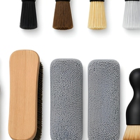 Kit de 11 brosses de nettoyage intérieur de voiture, ensemble d'outils de detailing pour tableau de bord, aérateurs, sièges et raclette pour SUV et camion