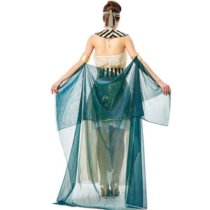 Costume <span class=keywords><strong>de</strong></span> scène <span class=keywords><strong>de</strong></span> la reine égyptienne <span class=keywords><strong>Cléopâtre</strong></span> pour Halloween, idéal pour <span class=keywords><strong>une</strong></span> performance d'opéra - Product Image 2
