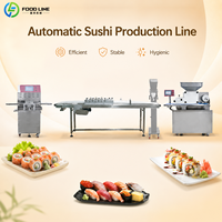 Machine à fabriquer des feuilles de riz pour la production de sushis, facile à nettoyer, avec coupe-rouleaux de sushis