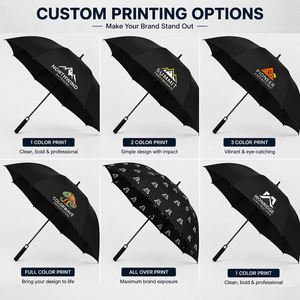 Paraguas con Logotipo Resistentes al Viento, Impermeables, Grandes, Automáticos, Resistentes a la Lluvia y al Viento, para Regalos Promocionales Empresariales, Paraguas de Golf Personalizados - Product Image 4